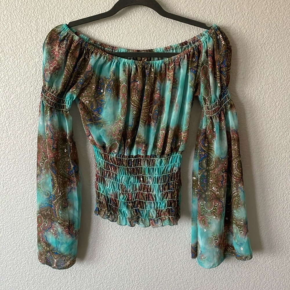 UNYX Vintage hippie long sleeve blouse